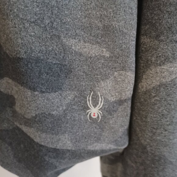 Spyder Gray Camo Hoodie Women’s XL VGUC Comfy Athleisure - Picture 7 of 13